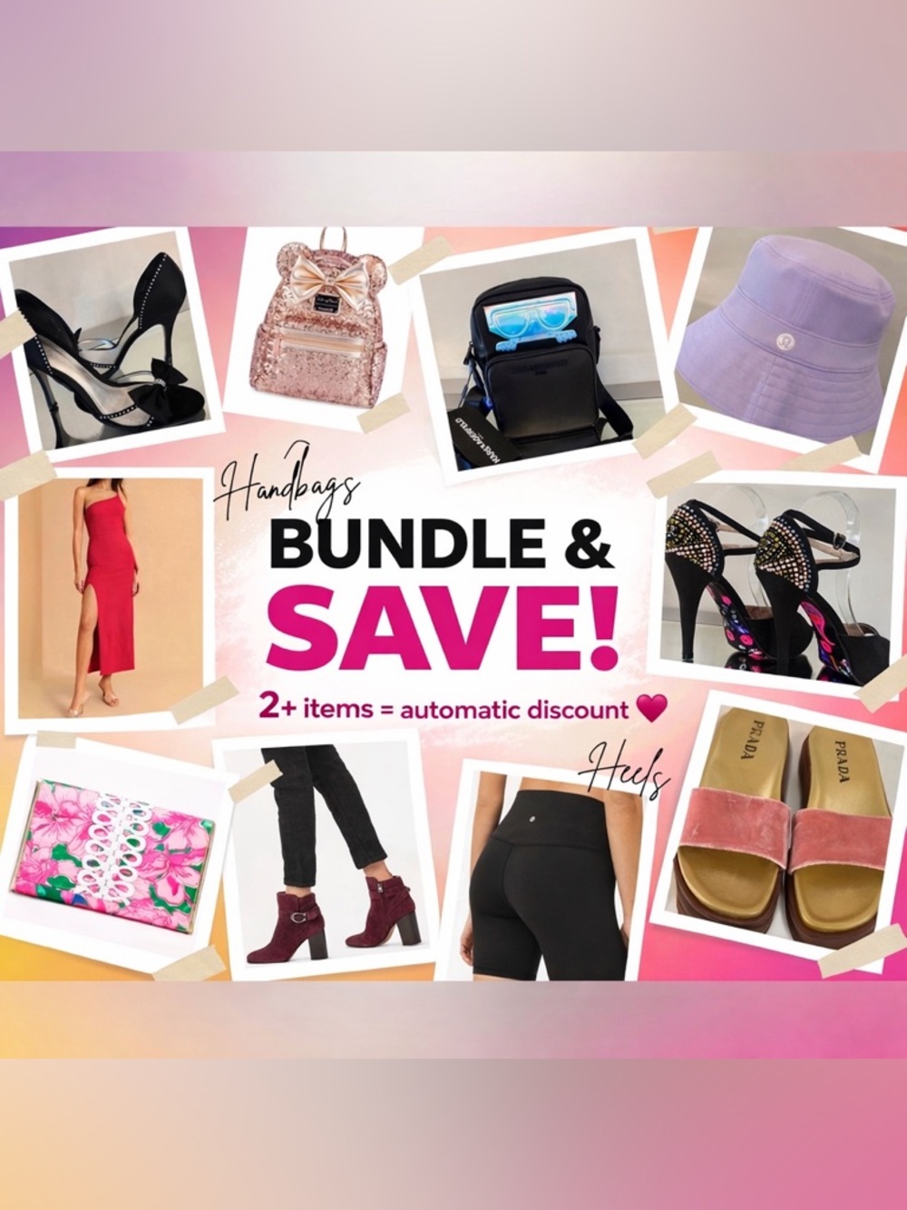 Bundle & Save 💕 15% OFF 2+ Items | Designer Closet Deals 🛍️